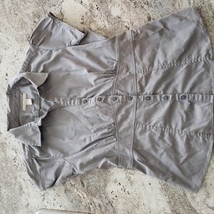 Banana Republic Size 12 Button Front Peplum Top